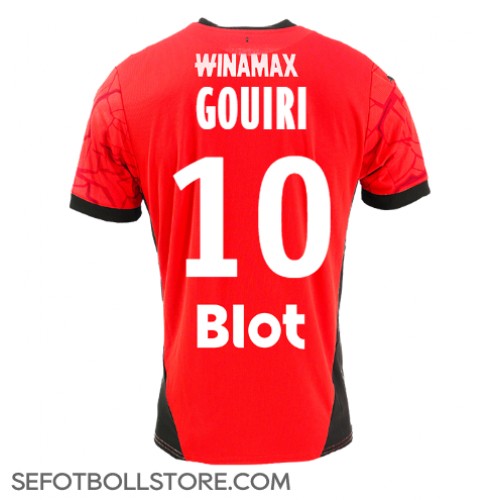 Stade Rennais Amine Gouiri #10 Replika Hemmatröja 2024-25 Kortärmad